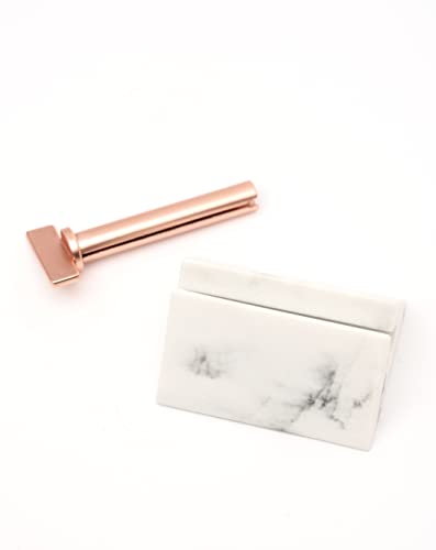Toothpaste Squeezer Roller, Toothpaste Stand (Marble Stone) - Toothpaste Tube Wringer Seat Holder Stand, Simple and Modern Bathroom