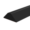 Duzzy 39 Inch Collapsible Shower Water Dam, Shower Threshold Water Stopper Barrier and Retention System and Keeps Water Inside Threshold Dry and Wet Separation, Suitable for Bathroom & Kitchen - color: Black, style: 39 Inch