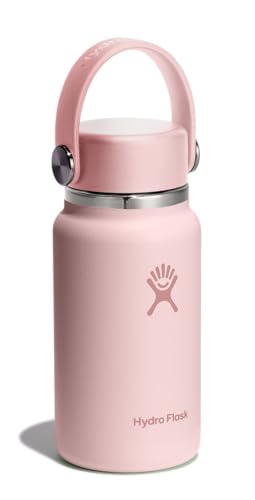 Hydro Flask Micro Bottle - Insulated Mini Leak Proof Flask for Purse or Pocket in 6.7 Oz Trillium Pink - color: TRILLIUM