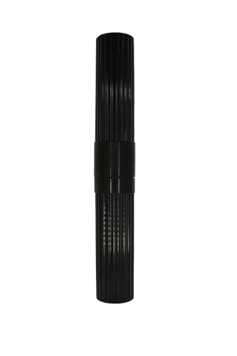 American Comb Toothbrush Holder - Black, Made in USA, with Ventilation Holes, for Toothbrush Covers, Toothbrush Holder, Toothbrush Soft, Durable Design, Hygienic Bathroom Accessory - color: Black