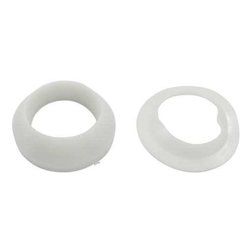 Hordion 2 Sets Basin Drain Gasket, Drainage Seal Bathroom Sink Drain Plug Rubber Washer Overflow Stopper Replacement Parts for Kitchen Bathtub Toilet - color: 2 Sets