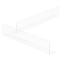 Cabilock Bathtub Splash Guard, 15.75 Inch Clear Tub Corner Water Barrier for Shower Ledges, No-Drill Splash Protector for Bathtub Edges, Bathroom Sinks and Counters