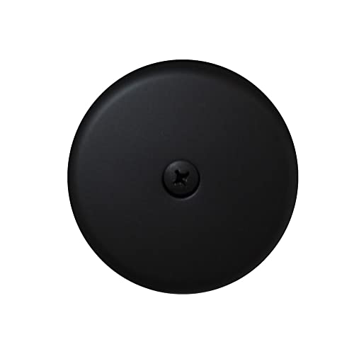 Westbrass Pull & Drain Sch. 40 PVC Bath Waste with One-Hole Top Elbow, Matte Black, D49721-62 - color: Matte Black, size: 1 Pack