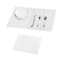 Stone Dish Drying Mat - Large Foldable Marbled Quick Drying Dish Mats, Stone Coasters Set of 4 Collapsible Ultra Absorbent Diatomaceous Earth Mats for Kitchen Counter Bathroom (White-4Pcs) - color: White-4Pcs