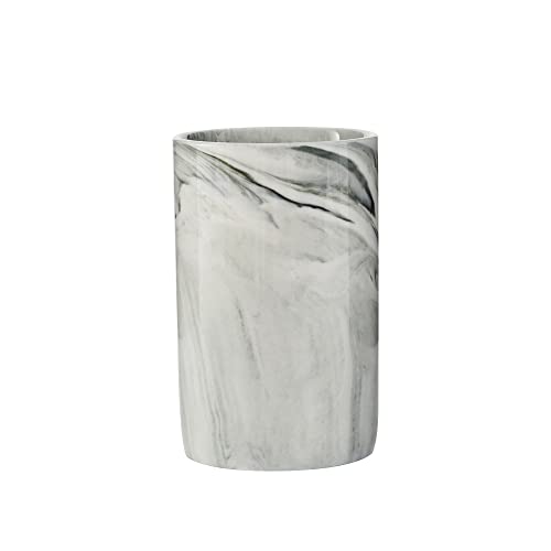 Ceramic Toothbrush Holder, Bathroom Cup, Drinking Mug, Coffee Cups, Marble Pattern Pen Holders, 300ml/Pcs (Grey) - color: Grey