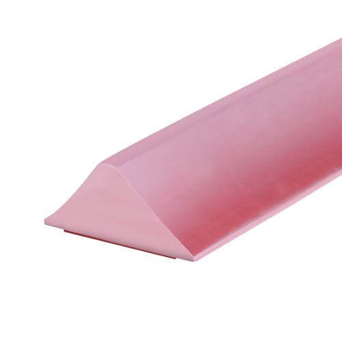 39 Inch Collapsible Shower Water Dam, Self Adhesive Shower Threshold Water Stopper Barrier Strip Dry and Wet Separation Retention System for Bathroom, Kitchen, Sink (Transparent) - color: Transparent