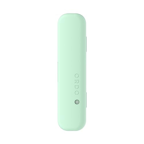 ORDO Sonic+ Toothbrush Travel Case, portable USB Charging, Mint Green | Sonic toothbrush holder, durable design, secure magnetic closure, travel friendly, toothbrush not included - color: Mint Green