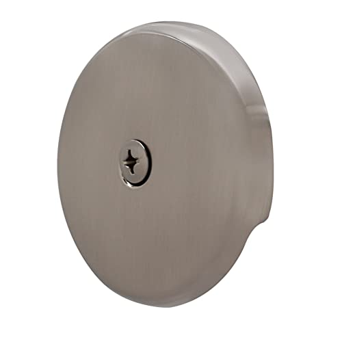 Westbrass A931K-20 Universal 1-3/8" Fine Thread Tip-Toe Bathtub Drain Plug Trim Set with One-Hole Overflow Faceplate and 1-1/2" Adapter Bushing, Stainless Steel - color: Stainless Steel
