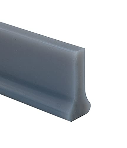 Collapsible Shower Threshold Water Dam, Flood Shower Water Barrier for Retention System Keeps Dry And Wet Separation (39 Inch-GY) - color: 39 Inch-GY