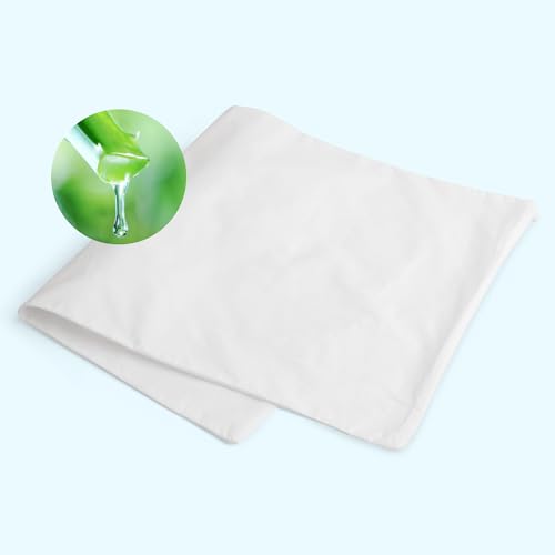 Mediflow Fiber Water Pillow - Adjustable Pillow for Neck Pain Relief, Pillow for Side, Back, and Stomach Sleepers, The Original Inventor of The Water Pillow (2 Pillows, 2 Aloe Vera Pillow Covers) - size: Value Pack – With Pillow Covers