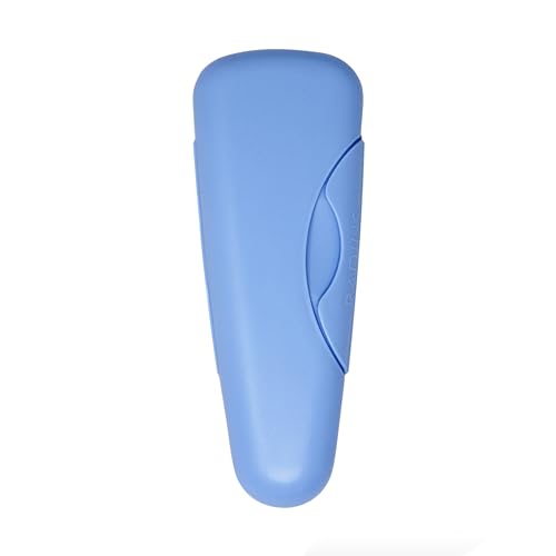 RADIUS Razor Travel Case, BPA-Free Recycled Plastic, Portable for Bathroom, School, Home, Camping - Light Blue - color: Light Blue