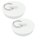 2 Pcs Rubber Drain Stoppers, 1-3/4 Inch Sink Plug | Durable Rubber, Hanging Ring, Universal Fit, For Kitchen Laundry Bathroom Bathtub - style: 1-3/4 Inch
