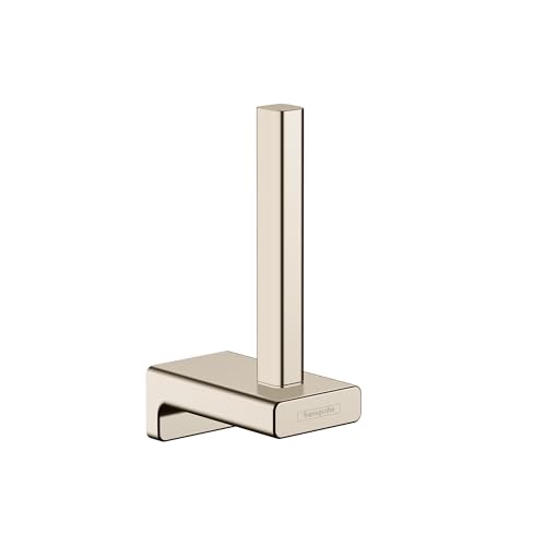 hansgrohe AddStoris Toilet Paper Holder in Polished Nickel, 41756830 - color: Polished Nickel