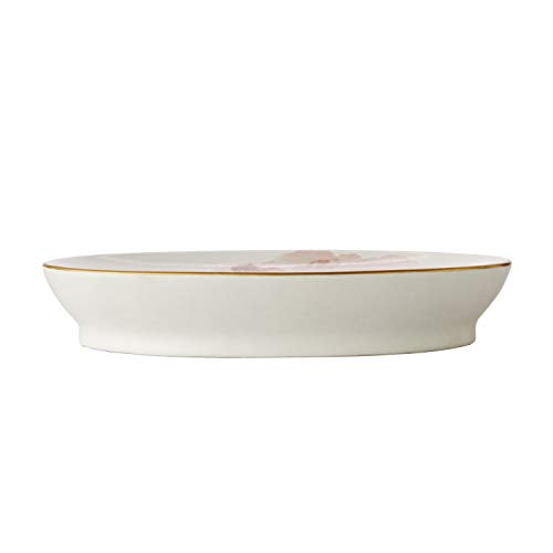 SKL Home Misty Floral Soap Dish, Pink