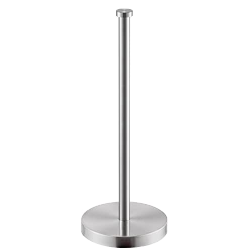 KES Toilet Paper Storage Stand, Freestanding Bathroom Toilet Paper Holder Storage for 3 Rolls SUS304 Stainless Steel Brushed Nickel, BPS201S39-2