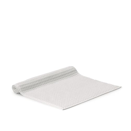 BOLL & BRANCH Turkish Waffle Bath Mat - White - 100% Organic Turkish Cotton - Soft Absorbent Quick Dry Luxury Bathroom Mat with Waffle Weave Texture - Spa Inspired Comfort - color: White, style: Waffle
