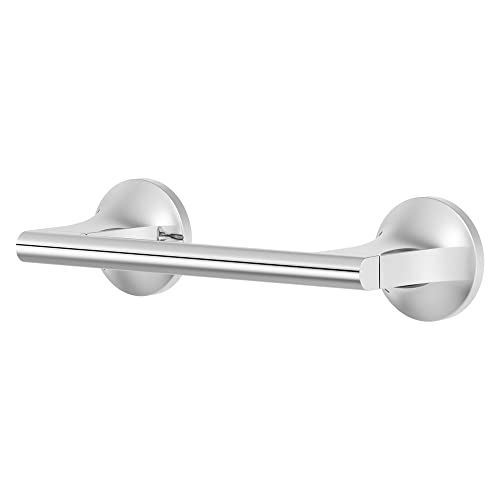 Pfister Pfirst Modern Toilet Paper Holder, Bathroom Tissue Holder, Wall-Mounted, Screw-In, Polished Chrome Finish, BPHPFM0C - color: Polished Chrome, size: 1 Pack