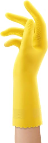 Playtex HandSaver Reuseable Rubber Cleaning Gloves (Medium, 2 Pairs), Everyday Protection Reusable Household Gloves