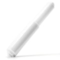 Qualihome White Universal Plastic Spring Loaded Toilet Paper Roll Holder Replacement Rod, White Toilet Paper Roll Replacement Rod - color: White