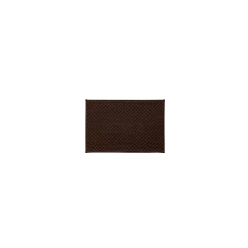 TYUU Bathroom Rugs Non Slip Washable, Super Absorbent Thin Bath Mat Small Quick Dry Low Pile Bathroom Rug, Brown 16"x24" - color: Brown01, size: 1'4" X 2' (Rectangular)