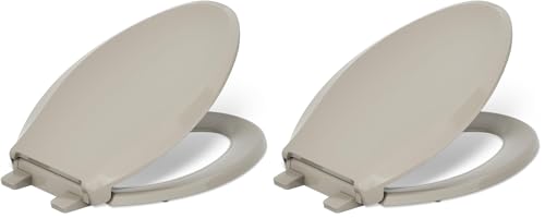 KOHLER CACHET® Nightlight Soft Close Toilet Seat Elongated, ReadyLatch®, Grip-Tight Hardware, SANDBAR (Pack of 2) - color: Sandbar, size: Elongated (Pack of 2)