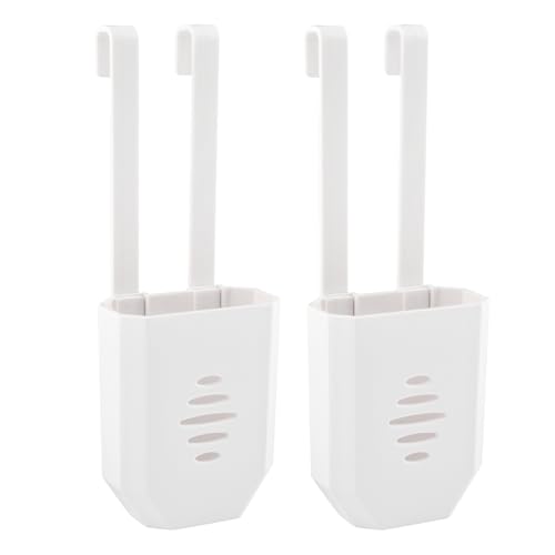 Toilet Tank Cleaning Tablet Holder,Hanging Bowl Cleaning Tablest Bracket,Keeping Tablets from Blocking Hole in Tank,Easy to Install,Fits Most Standard Toilet Tablets Tanks(2pcs) - color: 2pcs
