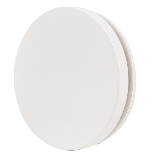 Westbrass D980R-2-50 Floating No-Hole Bath Waste Overflow Faceplate and Adaptor, Powder Coat White (2-Pack) - color: Powder Coat White, size: 2 Pack