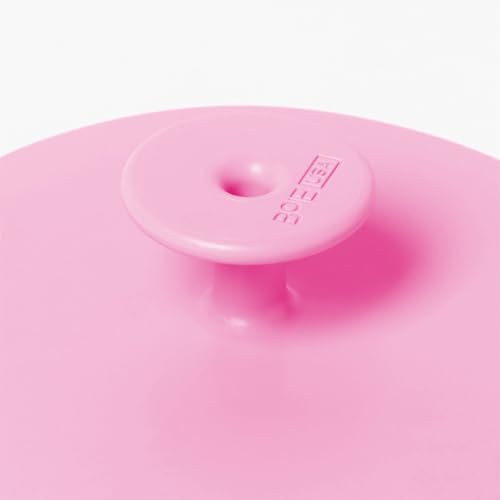 Boie USA Body Scrubber with Handle - Hygienic, Exfoliating Loofah Alternative - Feels Like Silicone Scrubber Gentle on Sensitive Skin, Hypoallergenic, BPA & Latex-Free, Made in the USA (Pink) - color: Pink