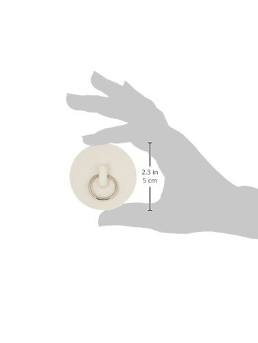 Danco 1-7/8” Rubber Drain Stopper with Pull Ring, Off-White, (35981B) - size: 1-7/8-Inch - 1 per Bag