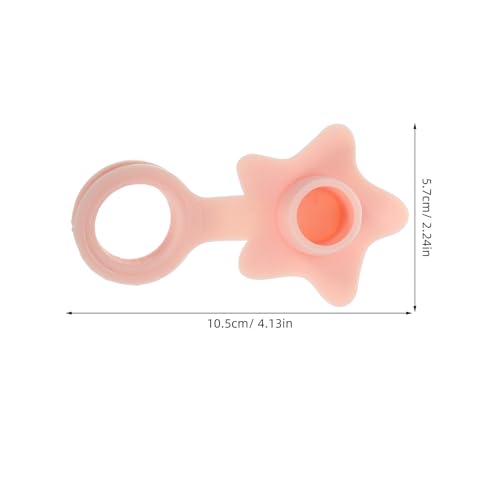BESPORTBLE 6pcs Pink Silicone Bathtub Drain Stoppers for Babies – Anti-Overflow Water Plug Bath Accessories Set with Fixed Seal for Bathtubs