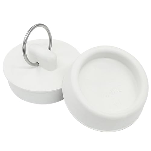 2 Pack Rubber Drain Stopper 1-1/2 Inch Bathtub Drain Plug | Universal Bathroom Sink Stopper, Fits 1-1/2 Inch, Bathtub Drain Plug, For Bathroom Kitchen Sink Tub - style: 1-1/2 Inch