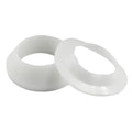 Hordion 4 Sets Basin Drain Gasket, Drainage Seal Bathroom Sink Drain Plug Rubber Washer Overflow Stopper Replacement Parts for Kitchen Bathtub Toilet - color: 4 Sets