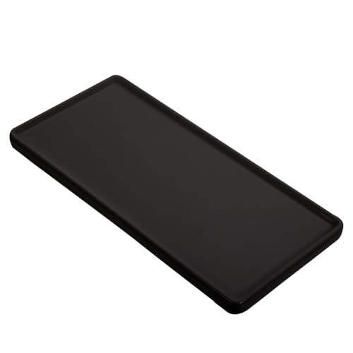 Ceramic Sushi Serving Platters Porcelain Rectangular Serving Dishes Black Japanese Style Sushi Plate for Entertaining, Desserts, Appetizers, Cheese Board, Charcuterie, Party Trays, 8.06 X 3.74 inches