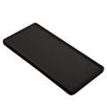 Ceramic Sushi Serving Platters Porcelain Rectangular Serving Dishes Black Japanese Style Sushi Plate for Entertaining, Desserts, Appetizers, Cheese Board, Charcuterie, Party Trays, 8.06 X 3.74 inches