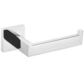 Toilet Paper Holder, Angle Simple SUS304 Stainless Steel Bathroom Tissue Holder, Open Arm Toilet Paper Roll Hanger Wall Mount, Polished Chrome - color: Polished Chrome