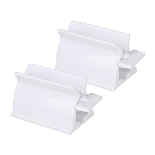LONGFITE Toothpaste Squeezer Roller and Dispenser Large Stand Holder Multipurpose for Tube Items, 2 Pack