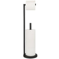 Toilet Paper Holder Stand, Toilet Paper Holder Free Standing, Toilet Paper Stand, Black Galaxy Toilet Paper Storage, Rustproof Bathroom Toilet Paper Holders for 4 Rolls - color: Black Galaxy