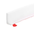 uxcell 59 Inch Collapsible Shower Barrier Stopper Water Splash Guard Blocker 59"Lx0.6"Wx1.2"H for Bathroom Kitchen Wet and Dry Separation, White - color: White, size: 59"Lx0.6"Wx1.2"H