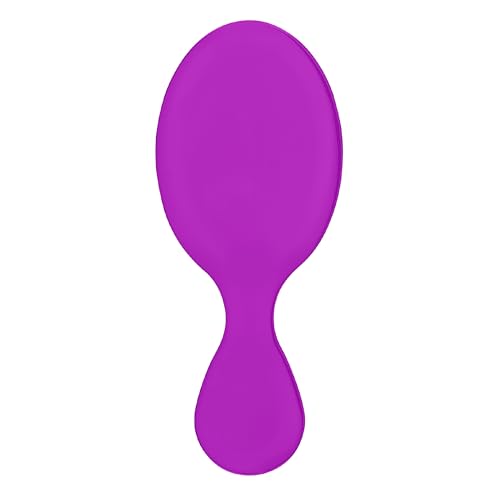 Wet Brush Mini Detangler Hair Brush, Pink - Detangling Travel Hair Brush - Ultra-Soft IntelliFlex Bristles Glide Through Tangles with Ease - Pain-Free - All Hair Types - color: Purple, size: 1 Count (Pack of 1)