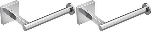 Moen BP1808CH Triva Single-Post Toilet Paper Holder, Chrome (Pack of 2) - size: (Pack of 2)