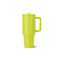 HydroJug Traveler 32oz, Insulated Tumbler with Handle & Straw, Lemon Lime - color: Lemon Lime, size: 32 Ounces