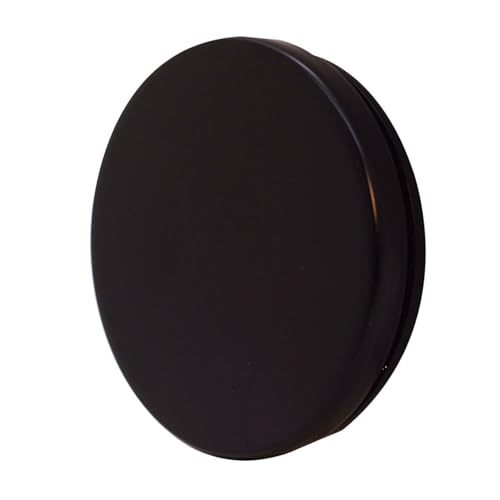 Westbrass Floating No-Hole Overflow Faceplate, Matte Black, D980R-62 - color: Matte Black, size: 1 Pack