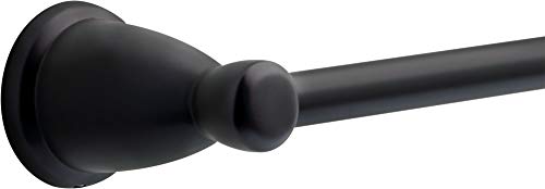 Franklin Brass 3-Piece Matte Black Bathroom Set Towel Rack, Ring, Toilet Paper Holder| Kinla Bath Accessories - color: Matte Black, style: 3-Piece Bath Accessory Set