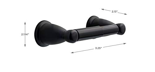 Franklin Brass 5-Piece Matte Black Bathroom Set (2) Towel Racks, Ring, Toilet Paper Holder, Hook | Kinla Bath Accessories - color: Matte Black, style: 5-Piece Bath Accessory Set