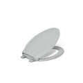 KOHLER CACHET® Nightlight Soft Close Toilet Seat Elongated, ReadyLatch®, Grip-Tight Hardware, Ice Grey - color: Ice Gray, size: Elongated