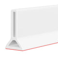 67" Collapsible Shower Threshold Water Dam Shower Water Stopper Barrier Keeps Water Inside Threshold Dry and Wet Separation Suitable for Bathroom Kitchen Sink Bathtub and More