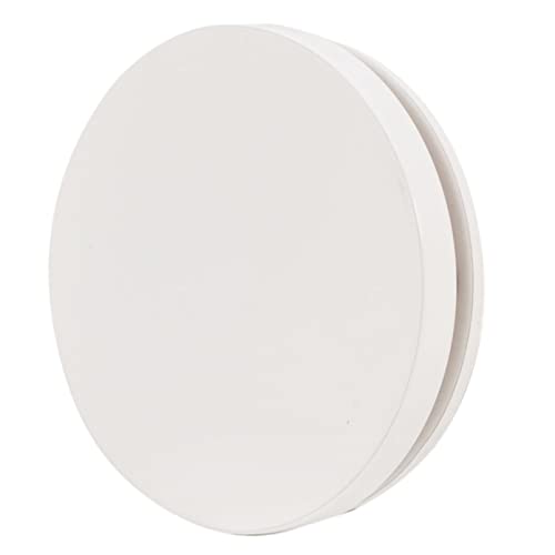 Westbrass A398RK-50 1-1/2" NPSM Coarse Thread Mushroom Tip-Toe Bathtub Drain Stopper with Illusionary Overflow Faceplate, Powder Coat White - color: Powder Coat White