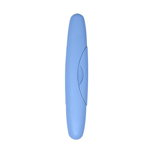 RADIUS Toothbrush Travel Case for Standard Brush, BPA-Free Recycled Plastic, Portable for Bathroom, School, Home, Camping (Light Blue, 8.25H - 1.38W - 1.75L (in)) - color: Light Blue