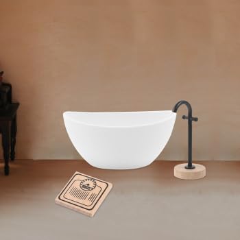 Miniature Dollhouse Bathroom Set: 5Pcs 1:12 Scale Realistic Furniture Toilet Bathtub Sink Model Mini Shower Room DIY Adornments Accessories Decoration - style: B