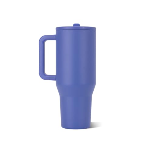 HydroJug Traveler 40oz, Insulated Tumbler with Handle & Straw, Berry Pop - color: Berry Pop, size: 40 Ounces